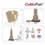 3D Puzzle Empire State Building CubicFun — изображение 3
