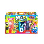 Set carioci colorate pentru desenat SCENTOS-Cursa (12culori)