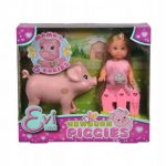 Simba Papusa Evi Love "Welcome Piggies" 12cm