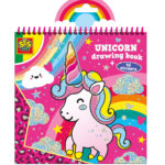 Carte de colorat Unicorn cu stickere SES