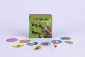 Primul  cartea "Cifre" cu stickers &  creion  Apli - imagine 2