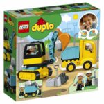 Camion si excavator pe senile LEGO Duplo 10931 — изображение 2