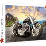 Puzzle - "500" - Black motorcykle Trefl