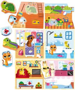 Joc educativ Montessori - Casuta p/u animale LISCIANI - imagine 3