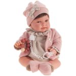 Papusa Pipa 40cm - costum roz Antonio Juan