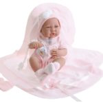 Papusa Nina 42cm - plapuma roz Antonio Juan