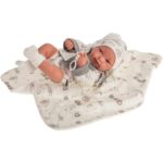 Papusa Pipa 42cm - costum gri Antonio Juan