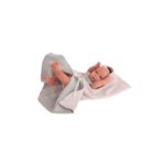 Papusa Nica - plapuma gri/roz 42cm Antonio Juan