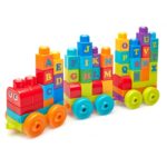 Constructor Tren cu literele Mega Bloks Fisher-Price Mattel