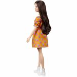 Papusa rochie oranj Barbie - imagine 2