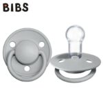 Suzeta din silicon Bibs De Lux (0-36 luni) culoarea Cloud