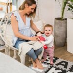 Puzzle moale "litere" 10buc. Gri, albastru BabyOno — изображение 5