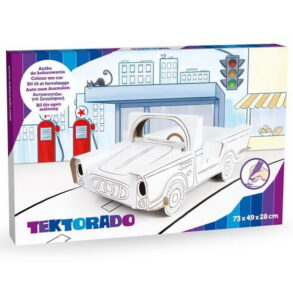 Casuta din carton "Colour me Car" Tektorado
