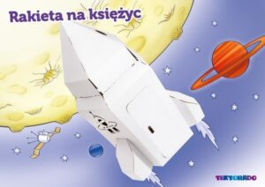 Casuta din carton "Rocket to the Moon" Tektorado — изображение 2