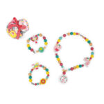 Set de margele din lemn "Flamingo" 220buc. Janod - imagine 3