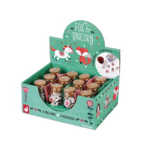 SMALL BOTTLE OF 20 MINI ERASERS JANOD