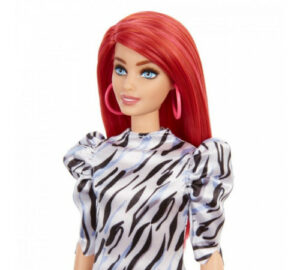 Papusa "Fashionista" cu parul rosu Barbie - imagine 2