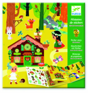 Planse cu abtibilduri repozitionabile Padurea fermecata DJECO