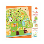 Puzzle lemn in 3 straturi copacul DJECO