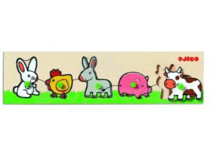 PUZZLE DIN LEMN IN RELIEF - Emilion DJECO - imagine 2