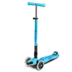 Trotineta Maxi Micro Deluxe Foldable LED albastru MICRO