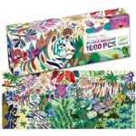 Puzzle 1000 buc Tigrii curcubeu DJECO