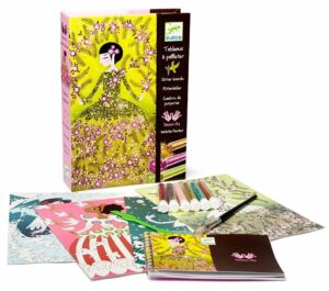 Joc creativ cu sclipici Zane DJECO