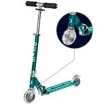 Trotineta Sprite Petrol Stripe Maxi LED MICRO