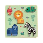 PUZZLE DIN LEMN IN RELIEF - Woodypile DJECO