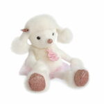 Jucarie plus Caine - alb 35 cm DOU DOU