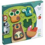 PUZZLE DIN LEMN IN RELIEF - OSKI DJECO