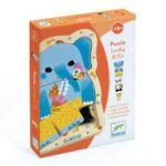 Puzzle lemn in 3 straturi Lucky and co DJECO