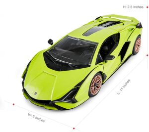 Set constructor Masina Lamboeghini Sian Building Kit1:18 cu radiocomanda RASTAR - imagine 2