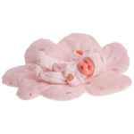 Papusa Luni 26cm costum/plapuma roz Antonio Juan