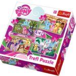 Puzzle - "4in1" - Colorful Ponies / Hasbro