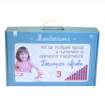 Kit Montessori.Descopar cifrele. Invatare rapida a numerelor si operatiilor matematice. GAMA.