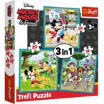 Puzzle - "3in1" - Mickey Mouse with friencs Disney