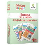 Carti de joc educative. Europa.Tari si capitale. GAMA.