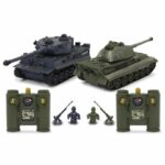 Set lupta 2 tancuri telecomanda Tiger 1:28 2,4GHz JAMARA