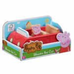 Set din lemn masina si figurina Peppa Pig