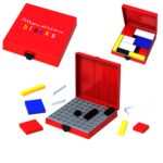 Joc de masa - Ah!Ha Mondrian Blocks -Red Edition