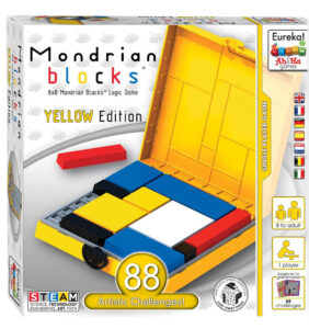 Joc de masa - Ah!Ha Mondrian Blocks -Red Edition