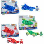 Figurina cu auto PJ MASKS in asort Hasbro