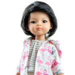 Papusa CANDY in scurta cu flamingo 32 cm Paola Reina — изображение 2