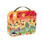 PUZZLE IN VALIZA - Rezervatia de animale, Janod