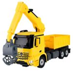 Camion cu macara de incarcare cu telecomanda Mercedes-Benz Arocs JAMARA