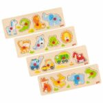 Puzzle lemn 30*10 in assort GOKI