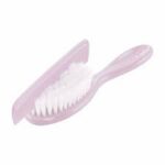 Set perie si pieptan din par natural rose Rotho