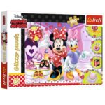 Puzzles - "100 Glitter" - Minnie and trinkets / Disney Minnie