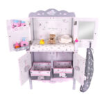 Centrul de joaca si ingrijire a papusilor din lemn cu sertare "SKY COLLECTION" DeCuevas